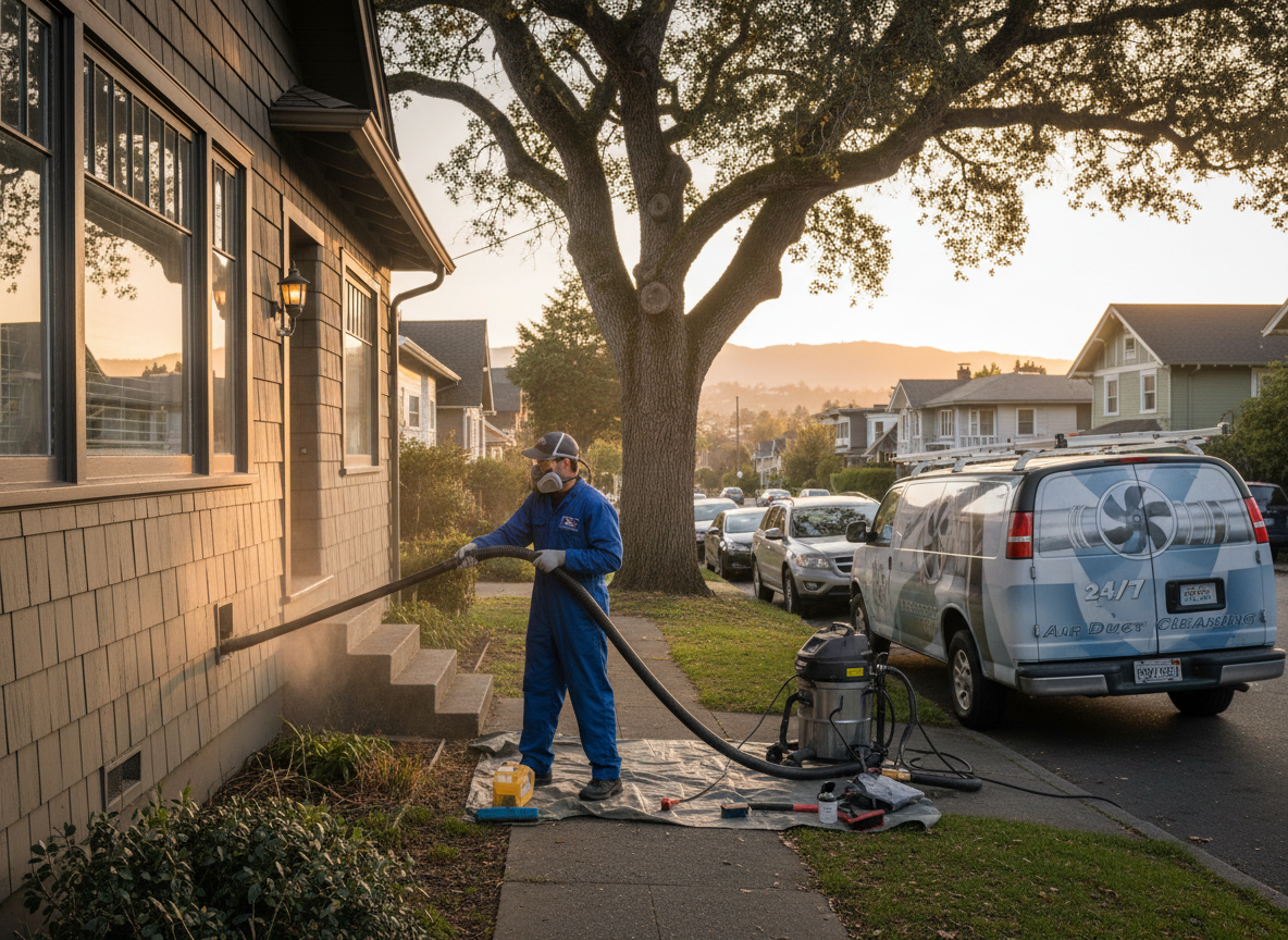 24/7 Air Duct Cleaning in Berkeley